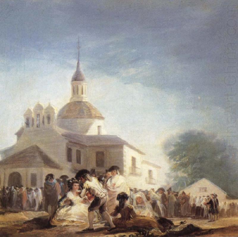Francisco Goya The Hermitage of St Isidore china oil painting image